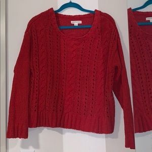 Knit Red Sweater